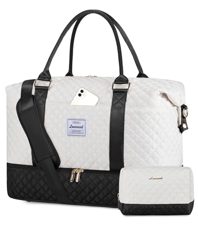 LOVEVOOK Weekender Damen Reisetasche Handgepäck Groß Sporttasche mit Schuhfach Carry On Travel Duffle Luggage Bag für Flugzeug Women Kliniktasche Geburt Mama Set Wickeltasche Saunatasche LOVEVOOK Weekender Damen Reisetasche Handgepäck Groß Sporttasche mit Schuhfach Carry On Travel Duffle Luggage Bag für Flugzeug Women Kliniktasche Geburt Mama Set Wickeltasche Saunatasche von LOVEVOOK