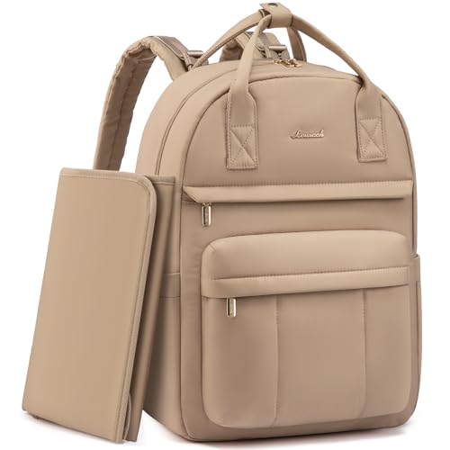 LOVEVOOK Wickelrucksack Groß Baby Wickeltasche Rucksack mit Wickelauflage Diaper Bag mit Kinderwagengurte Lässig Windeltasche Mommy Kliniktasche Geburt Babytasche für Mama und Papa Khaki LOVEVOOK Wickelrucksack Groß Baby Wickeltasche Rucksack mit Wickelauflage Diaper Bag mit Kinderwagengurte Lässig Windeltasche Mommy Kliniktasche Geburt Babytasche für Mama und Papa Khaki von LOVEVOOK