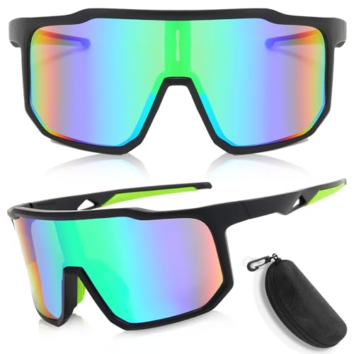 LOVICVKEM Fahrrad-Sonnenbrille, Sportbrille Polarisiert Radsportbrillen (GRÜN) LOVICVKEM Fahrrad-Sonnenbrille, Sportbrille Polarisiert Radsportbrillen (GRÜN) von LOVICVKEM