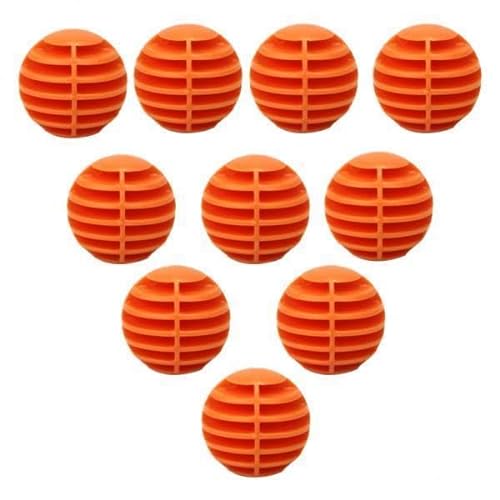 LOVIVER 2x10 Stücke Golf Sport Bälle für Indoor/Outdoor Schwung Training Praxis Orange von LOVIVER