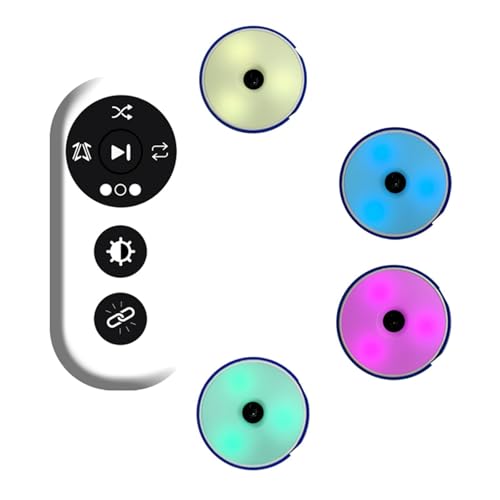 LOVIVER 4X Reaktionstrainingslichter mit Fernbedienung LED React Sensory Agility Trainingslicht Trainingsset für Basketballfechten LOVIVER 4X Reaktionstrainingslichter mit Fernbedienung LED React Sensory Agility Trainingslicht Trainingsset für Basketballfechten von LOVIVER