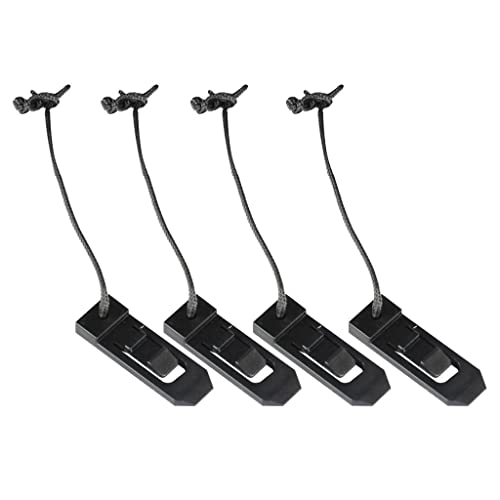 LOVIVER 4X Surfboard Finnen Clip Paddleboard Fin Schnalle Plug Zubehörteile von LOVIVER