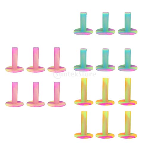 LOVIVER 6 Stück Gummi Golf Driving Range Übungs Tee Halter, 54 mm LOVIVER 6 Stück Gummi Golf Driving Range Übungs Tee Halter, 54 mm von LOVIVER