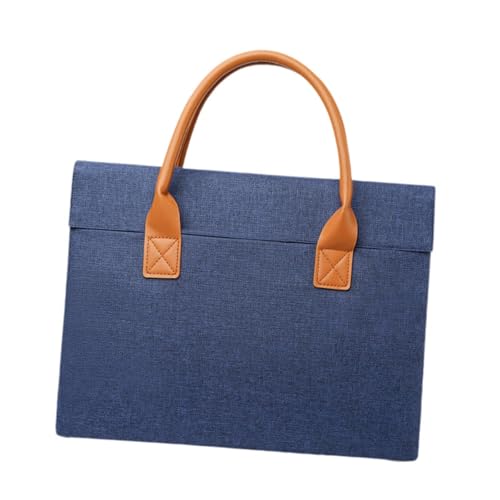 LOVIVER Aktentasche für Herren und Damen, Business, leichte Aufbewahrung, praktische Laptoptasche, 43x31x4 cm Blau von LOVIVER