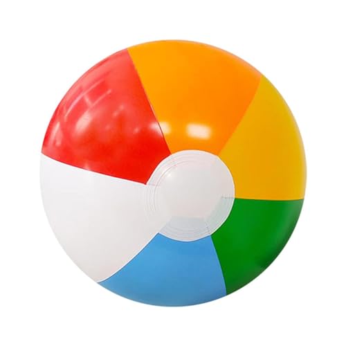 LOVIVER Aufblasbarer Wasserball, Schwimmbadspielzeug, Unterhaltung, PVC-Wasserball, aufblasbarer Ball für den Außenbereich, Wasserspiel für den Sommer, Kinder, 6 Farben von LOVIVER