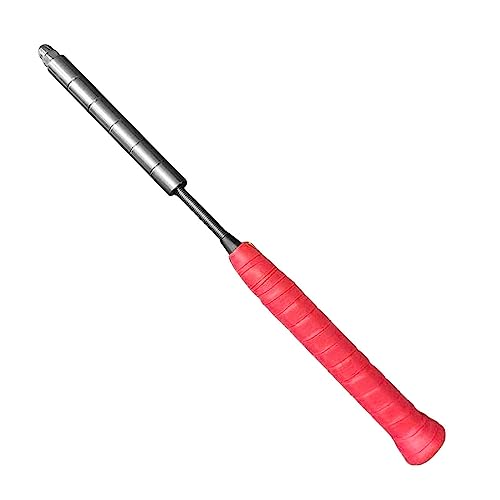 LOVIVER Badmintonschläger-Schwungtrainer, Badminton-Trainingsschlägerzubehör, tragbare Stange mit verstellbarem Gewicht, Badminton-Power-Enhance-Griff für den, Rot LOVIVER Badmintonschläger-Schwungtrainer, Badminton-Trainingsschlägerzubehör, tragbare Stange mit verstellbarem Gewicht, Badminton-Power-Enhance-Griff für den, Rot von LOVIVER