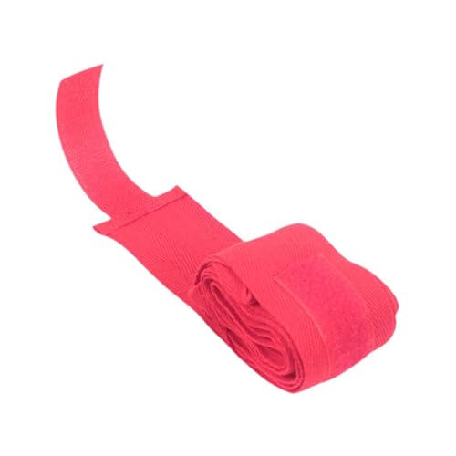 LOVIVER Box-Handbandage mit Daumenschlaufe, Handbandagen für Männer und Frauen, Handgelenkschutz, Box-Handbandagen für das Heim-Fitnessstudio, Karate, Rot, 2.5 M von LOVIVER