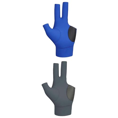 LOVIVER DREI Finger Billard Pool Handschuh Separaten Finger Handschuhe für Männer Leichte von LOVIVER