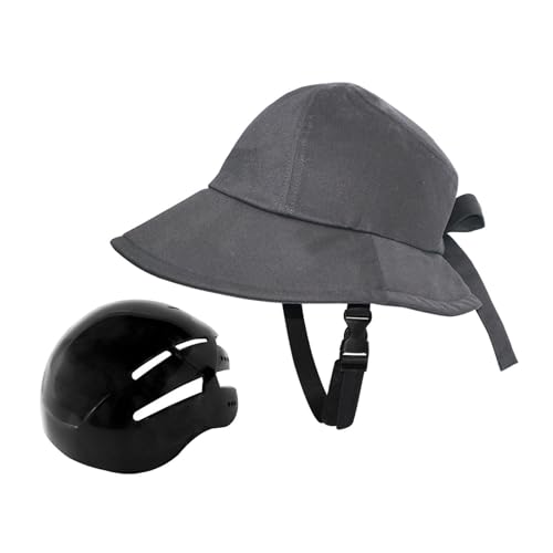 LOVIVER Fahrradhelm, Hutförmiger Helm, Kopfumfang 22,8–23,6 Zoll, Erwachsenenhelm, Fahrradhelm für Damen, Arbeit, Alltag, Grau LOVIVER Fahrradhelm, Hutförmiger Helm, Kopfumfang 22,8–23,6 Zoll, Erwachsenenhelm, Fahrradhelm für Damen, Arbeit, Alltag, Grau von LOVIVER