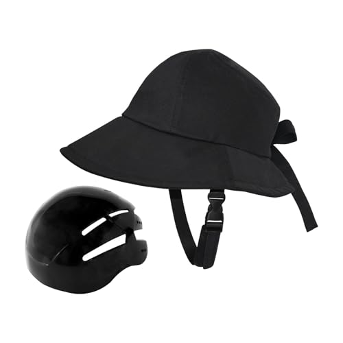 LOVIVER Fahrradhelm, Hutförmiger Helm, Kopfumfang 22,8–23,6 Zoll, Erwachsenenhelm, Fahrradhelm für Damen, Arbeit, Alltag, Schwarz LOVIVER Fahrradhelm, Hutförmiger Helm, Kopfumfang 22,8–23,6 Zoll, Erwachsenenhelm, Fahrradhelm für Damen, Arbeit, Alltag, Schwarz von LOVIVER