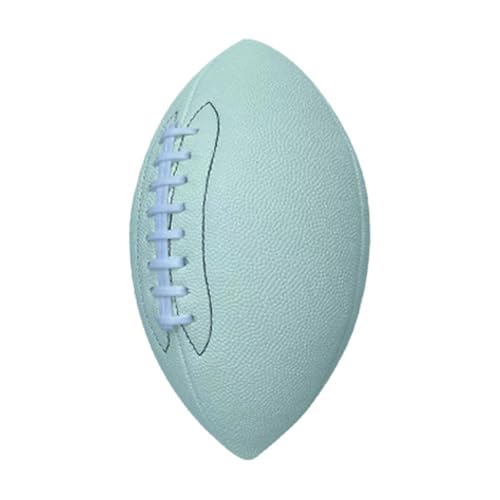 LOVIVER Fußball Ball Leuchtender Rugby Ball Größe 9 Ausrüstung Wasserdicht Offizieller Fußball Ball Wasser Fußball für Spiel Match Outdoor, Einfarbig grün von LOVIVER