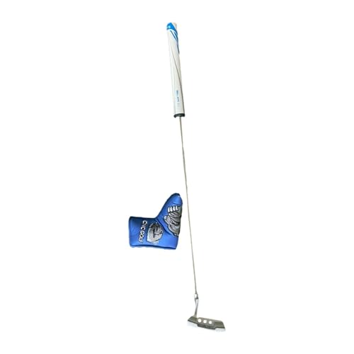 LOVIVER Golf-Putter, Golf-Putting-Club-Training, tragbare Golf-Putting-Übungshilfe mit Golf-Putter-Abdeckung für Männer und Frauen, Reise-Rasen, 83.82 cm X 14 cm X von LOVIVER