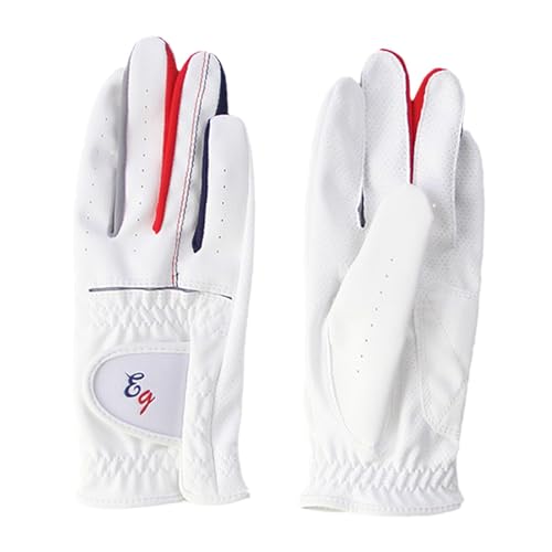 LOVIVER Golfhandschuhe für Damen, Mesh-Golfhandschuh, Golfgeschenk, klebrige Manschette, Golfhandschuhe für die Linke und rechte Hand, Handschuhe zum, 7.8 cm bis 8.0 cm von LOVIVER