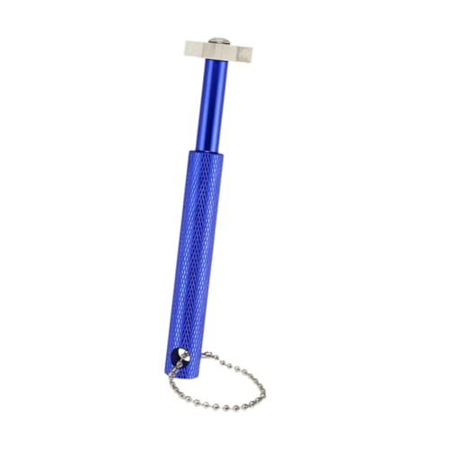 LOVIVER Golfschläger-Rillenschärfer, Golf-Reinigungswerkzeug, verbesserter Backspin mit 6 Köpfen, Reiniger-Rillenwerkzeug für alle Eisenschläger, Blau von LOVIVER