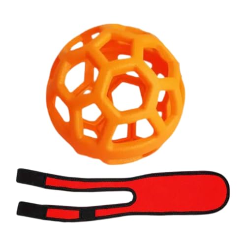 LOVIVER Golfschwungtrainer, Haltungskorrektur, Golfball, Golfschwung-Trainingshilfe für Männer und Frauen, Orange 1 Armband von LOVIVER