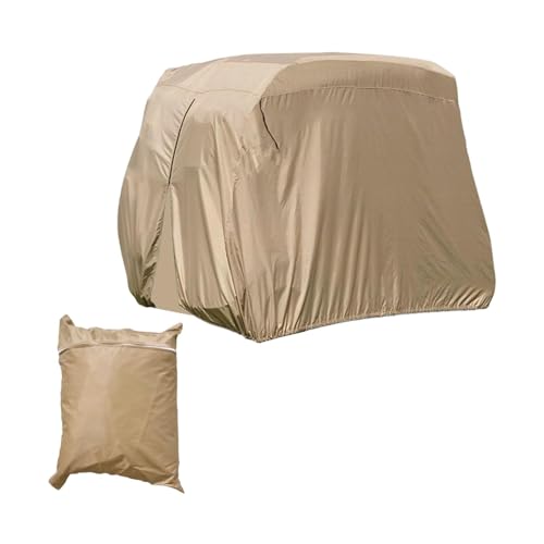 LOVIVER Golfwagen-Abdeckung, Regenschutz, Abdeckung für elektrische Sightseeing-Autos, passend für die meisten Marken, staubdichte Schutzhülle aus, l von LOVIVER