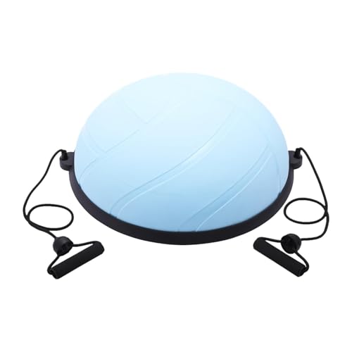 LOVIVER Halbkreis-Balanceball, Yoga-Ball, Halbkugel, rutschfest, tragbarer Fitnessball, halber Übungsball für Ganzkörpertraining und Gymnastik, BLAU von LOVIVER