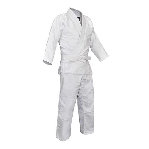 LOVIVER Judo-Gi-Taekwondo-Anzug, weich, atmungsaktiv, mit Gürtel, Oberteil und Hose, Karate-Uniform für Sparring, Wettkampf, Männer, Frauen, Judo, 180CM, BLAU von LOVIVER