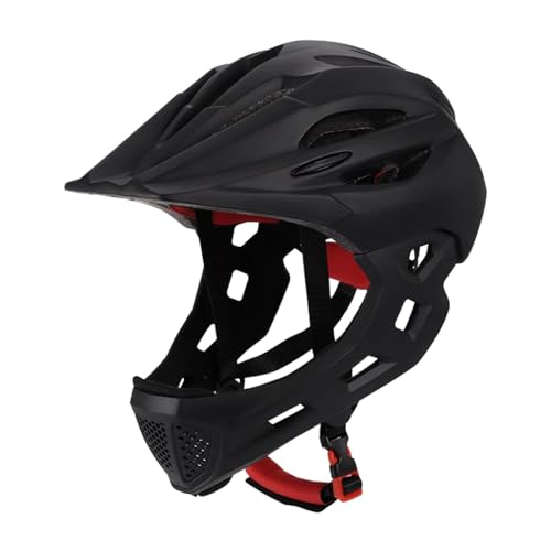 LOVIVER Kinder Fahrradhelm Kinder Fahrradhelm Trendy Bequemer Integralhelm Fahrradhelm für Jungen und Mädchen beim Radfahren, Schwarz von LOVIVER