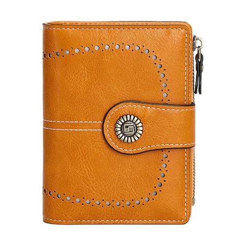 LOVIVER Kleine Brieftasche Multifunktionale Kurze Brieftasche für Shopping Pendeln Dating Damen, khaki von LOVIVER