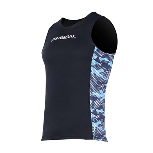 LOVIVER Neoprenanzug-Weste für Damen und Herren, Surf-Oberteile, Wassersport, Badeanzug, Neoprenanzug, Jacke, Tauchen, ärmellose Weste zum Kanufahren, S LOVIVER Neoprenanzug-Weste für Damen und Herren, Surf-Oberteile, Wassersport, Badeanzug, Neoprenanzug, Jacke, Tauchen, ärmellose Weste zum Kanufahren, S von LOVIVER