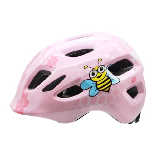 LOVIVER Rennradhelm Fahrradhelm Schutzmode Bequemer Fahrradhelm für Kinder Kinderfahrradhelm zum Rollschuhlaufen, ROSA von LOVIVER