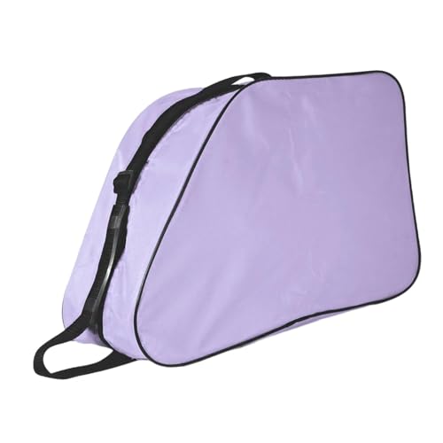 LOVIVER Rollschuh-Tasche, Eislauf-Tasche, Schultergurt, Oxford-Stoff, Skating-Tasche für Damen, Herren, Erwachsene, Rollschuh-Zubehör, violett von LOVIVER
