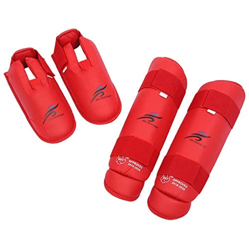 LOVIVER Schienbein Ristschutz Beinschutz Fußschutz Taekwondo Boxen, Red, m LOVIVER Schienbein Ristschutz Beinschutz Fußschutz Taekwondo Boxen, Red, m von LOVIVER