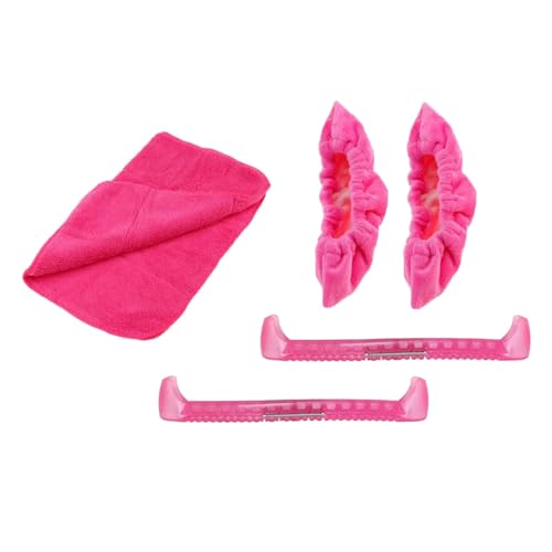 LOVIVER Schlittschuh-Kufenabdeckungen, Schlittschuh-Kufenschutz mit Wischtuch, Schlittschuh-Schutz, Schlittschuh-Abdeckungen, Eislauf-Abdeckungen für den, ROSA LOVIVER Schlittschuh-Kufenabdeckungen, Schlittschuh-Kufenschutz mit Wischtuch, Schlittschuh-Schutz, Schlittschuh-Abdeckungen, Eislauf-Abdeckungen für den, ROSA von LOVIVER