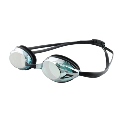 LOVIVER Schwimmbrille, Schwimmbrille, bequem, mit Aufbewahrungsbox, klare Sicht, Schwimmbrille für das Schwimmbad, Grünes Silber von LOVIVER