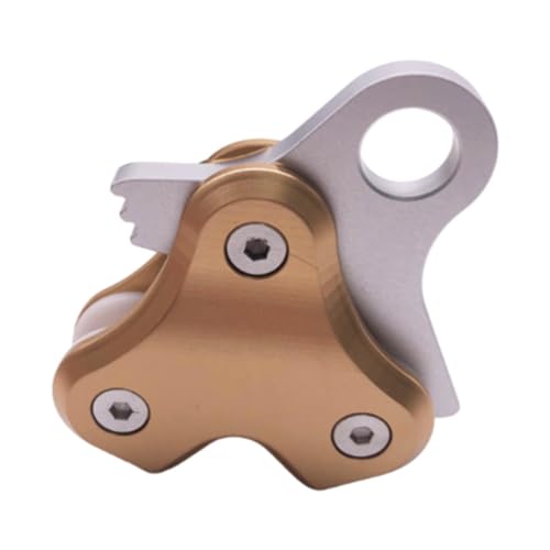 LOVIVER Scuba Diving Pulley Seil Retractor Boje Zubehör Aluminium Legierung Leichte Hohe Last Seil Release Gerät Tauchen Getriebe, Gold von LOVIVER