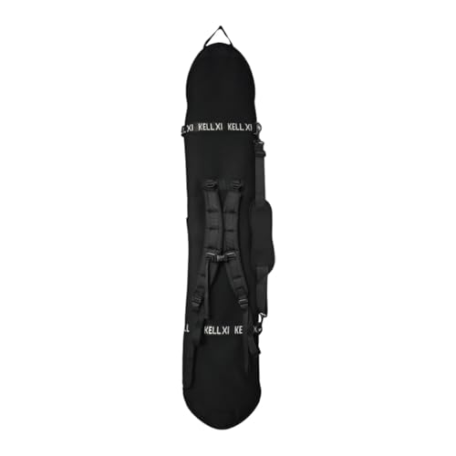 LOVIVER Snowboardtasche, Skitasche mit Schultergurten, weicher Bezug, Snowboardschutz, Snowboardhülle zum Snowboarden, Skifahren im Freien, Länge 150cm von LOVIVER