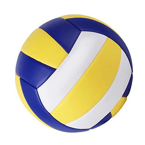LOVIVER Standard Indoor Volleyball Outdoor Ball für Kinder Teenager, Blau Gelb LOVIVER Standard Indoor Volleyball Outdoor Ball für Kinder Teenager, Blau Gelb von LOVIVER