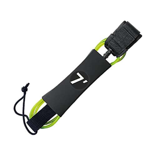LOVIVER Surfboard Leash, Surf Leash Straight Board Leash, Leichtes Surf Foot Rope Outdoor Strap für Shortboard, Long Boards, GRÜN, 7Ft LOVIVER Surfboard Leash, Surf Leash Straight Board Leash, Leichtes Surf Foot Rope Outdoor Strap für Shortboard, Long Boards, GRÜN, 7Ft von LOVIVER