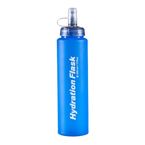 LOVIVER Weiche Wasserflasche, Faltbarer Wasserkocher, Wasserträger, Tankzubehör, Wasseraufbewahrungstasche, Sportflasche für Outdoor-Radfahren, Klettern, 750 Ml von LOVIVER