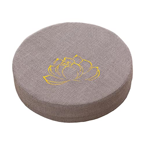 LOVIVER Yoga-Meditationskissen, bequemes Sitzkissen, japanische Tatami-Matte, Bodenkissen für Yoga, Schlafzimmer, Teezeremonie, Frauen, Geschenke, Grau 10cm von LOVIVER