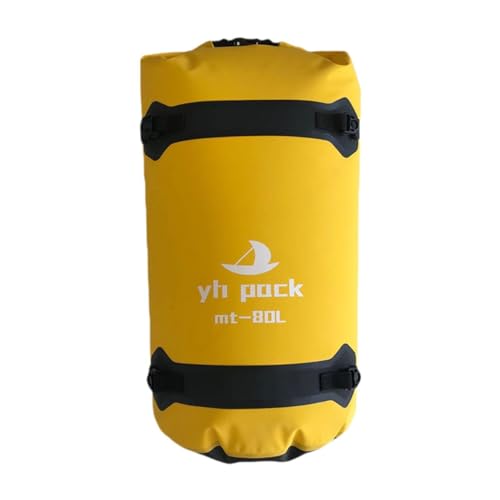 LOVIVER wasserdichte Dry Bag Kajak Float Bag Roll Top Kompression Sack Lagerung Tasche für Strand Schwimmen Reise Rucksack Zubehör, 80 Liter von LOVIVER