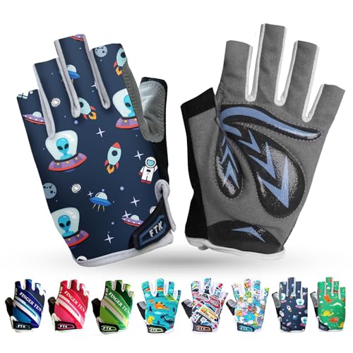 LOVMEAD Fahrradhandschuhe Kinder Fingerlos für Jungen Mädchen Alter 4-12, MTB Handschuhe Paar Mädchen Jungen Outdoor Sport Rennrad Fahrrad Bike Halbfinger Handschuhe Frühling Sommer (Lavendel, XL) LOVMEAD Fahrradhandschuhe Kinder Fingerlos für Jungen Mädchen Alter 4-12, MTB Handschuhe Paar Mädchen Jungen Outdoor Sport Rennrad Fahrrad Bike Halbfinger Handschuhe Frühling Sommer (Lavendel, XL) von LOVMEAD