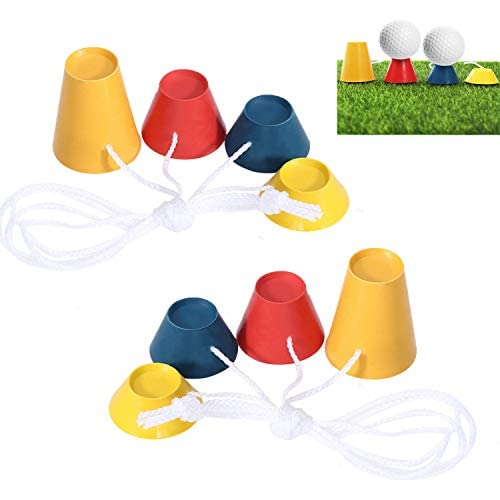 LOVMEAD Golf Tees Gummi Kurz Golftees Wintertees Set Wert 8 Stück, Bunt Winter Tee Unterschiedlicher Höhe Golfbälle Driver Range Matte Zubehör, Training Gummitees für Indoor Outdoor Übungsmatte Sport LOVMEAD Golf Tees Gummi Kurz Golftees Wintertees Set Wert 8 Stück, Bunt Winter Tee Unterschiedlicher Höhe Golfbälle Driver Range Matte Zubehör, Training Gummitees für Indoor Outdoor Übungsmatte Sport von LOVMEAD