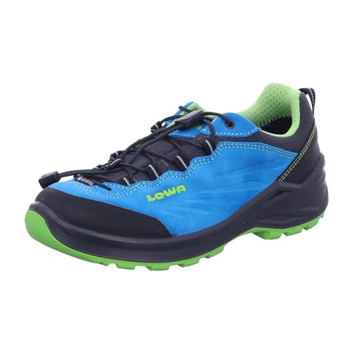 LOWA Kinder Multifunktionsschuhe DELAGO GTX SL türkis-Limone 38 von LOWA