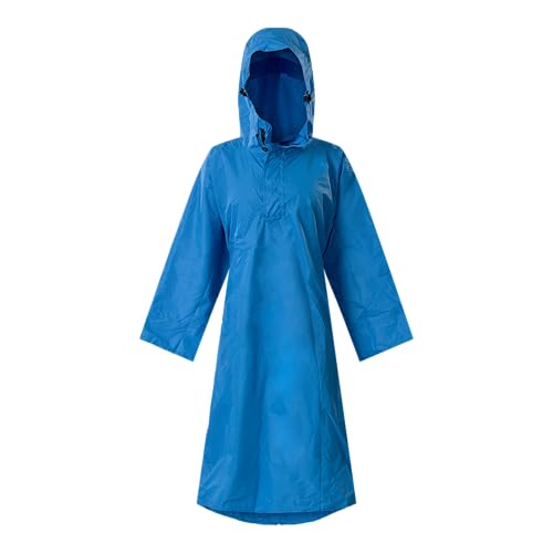 LOWLAND OUTDOOR Regenponcho - Wasserdicht (7000mm Wassersäule), Blau, XL von LOWLAND OUTDOOR