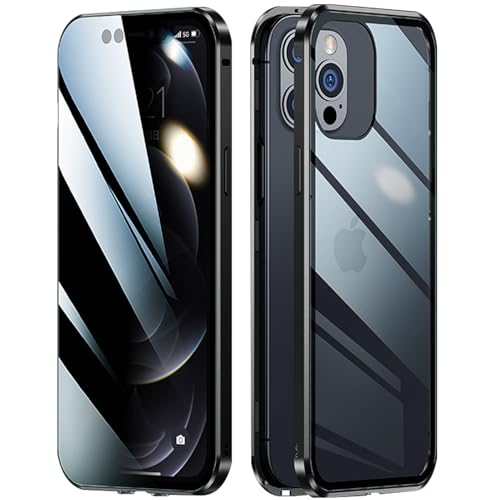 LOXO CASE Anti-Peeping-Hülle für iPhone 13 Mini/13/13 Pro/13 Pro Max, Doppelseitige Hülle Aus Gehärtetem Glas mit Magnetischer Adsorption und Sicherheitsverschluss,Black,13 Mini LOXO CASE Anti-Peeping-Hülle für iPhone 13 Mini/13/13 Pro/13 Pro Max, Doppelseitige Hülle Aus Gehärtetem Glas mit Magnetischer Adsorption und Sicherheitsverschluss,Black,13 Mini von LOXO CASE