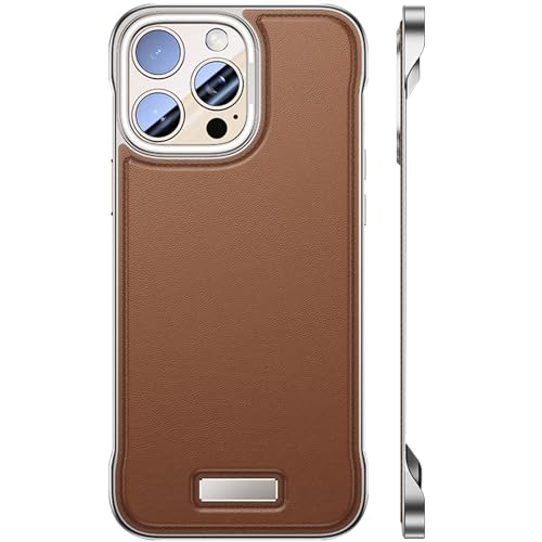 LOXO CASE Hülle für iPhone 12/12 Pro/12 Pro Max, Ultradünne Hülle Aus Veganem Leder, Minimalistisches Design, Leicht, Nacktes Telefongefühl,Brown,12 von LOXO CASE