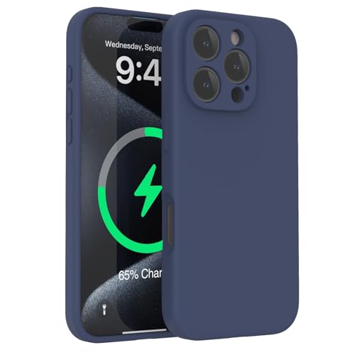 LOXO CASE Hülle für iPhone 16/16 Plus/16 Pro/16 Pro Max, Flüssigsilikon – Seidig Weich [Kamera-Rundumschutz] [Kratzfestes Mikrofaser-Innenfutter] Stoßfeste Handyhülle,A15,16 Plus von LOXO CASE