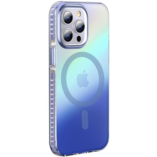 LOXO CASE Hülle für iPhone 16/16 Plus/16 Pro/16 Pro Max, MagSafe-Hülle mit Farbverlauf [Kompatibel mit MagSafe] [Schutz in Militärqualität],Blue,16 Pro Max von LOXO CASE