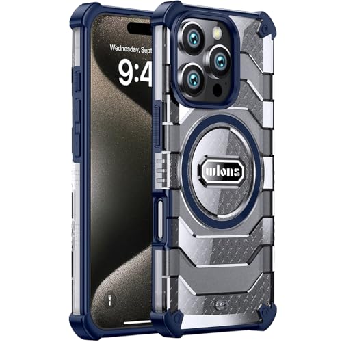 LOXO CASE Hülle für iPhone 16/16 Plus/16 Pro/16 Pro Max, stoßfeste Hülle in Militärqualität mit durchscheinendem, mattem, robustem Ganzkörperschutzgehäuse,Blue,16 Pro von LOXO CASE