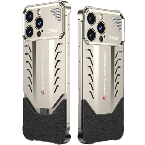 LOXO CASE Hülle für iPhone 16 Pro Max/16 Pro, Sportwagen-Design, Vollständiger Linsenschutz, Rahmenloses Bare-Metal-Gefühl, Schiebeverriegelungsmechanismus,Natural Titanium,16 Pro Max LOXO CASE Hülle für iPhone 16 Pro Max/16 Pro, Sportwagen-Design, Vollständiger Linsenschutz, Rahmenloses Bare-Metal-Gefühl, Schiebeverriegelungsmechanismus,Natural Titanium,16 Pro Max von LOXO CASE