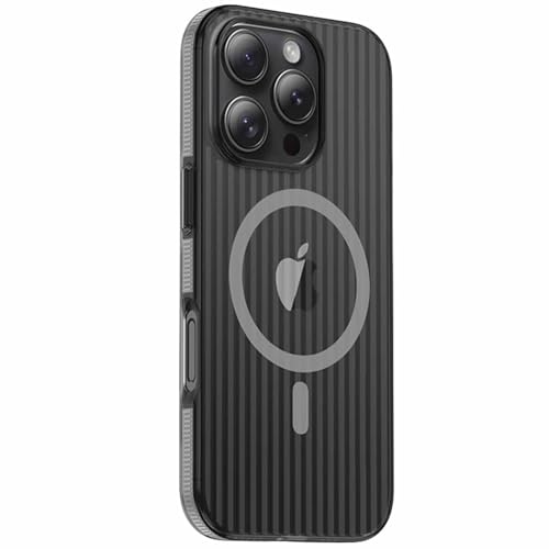 LOXO CASE Hülle für iPhone 16 Pro Max/16 Pro/16 Plus/16, Schutz in Militärqualität mit Rutschfestem Silikongriff, Kompatibel mit MagSafe,Gray,16 von LOXO CASE