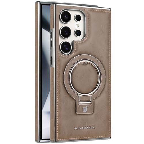 LOXO CASE Schutzhülle für Samsung Galaxy S23 Ultra/S23 Plus/S23, Kompatibel mit MagSafe, Premium-PU-Leder, Magnetische Schutzhülle mit Unsichtbarem Ringständer,Beige,S23 Ultra LOXO CASE Schutzhülle für Samsung Galaxy S23 Ultra/S23 Plus/S23, Kompatibel mit MagSafe, Premium-PU-Leder, Magnetische Schutzhülle mit Unsichtbarem Ringständer,Beige,S23 Ultra von LOXO CASE