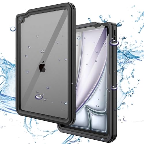 LOXO CASE wasserdichte Hülle für iPad Air 13 Zoll M2 (2024), Robuste, Stoßfeste und Staubdichte Unterwasser-Schutzhülle mit Ständer und Trageband von LOXO CASE